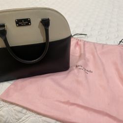 Kate Spade Hand Bag Black And Cream Colored With Storage Bag And iPhone 8 Plus Cellphone Case Kate Spade Pink  
