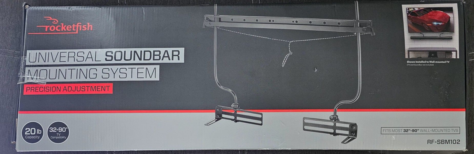 Sound Bar And TV Mount