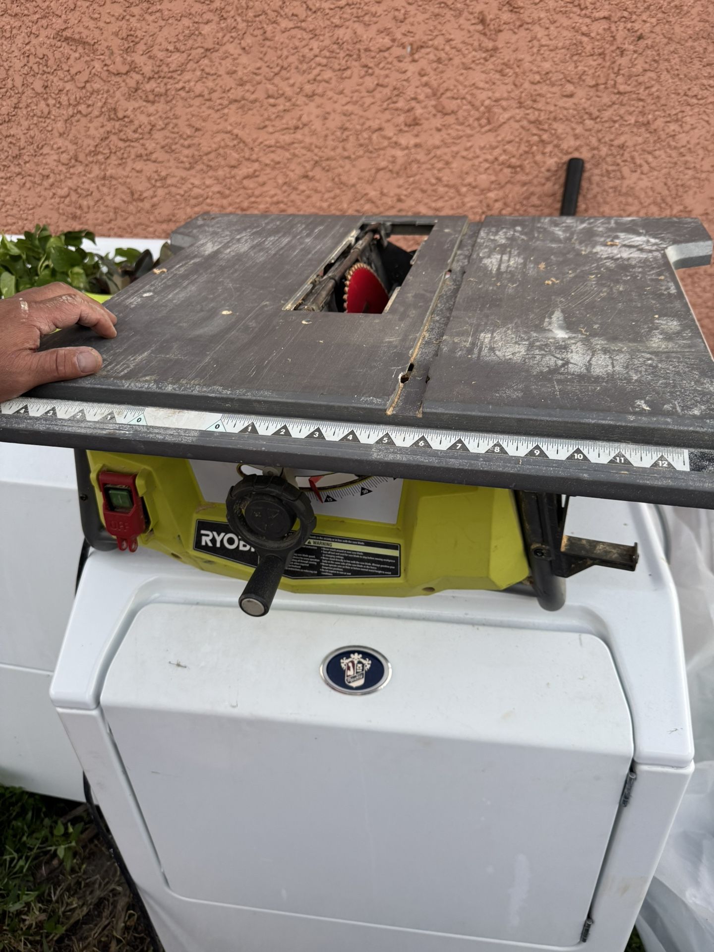 15 Amp 10 in. Compact Portable Corded Jobsite Table Saw with Folding Stand