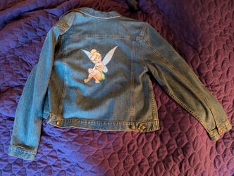 Vintage Disney Adult Tinkerbell Jean Jacket