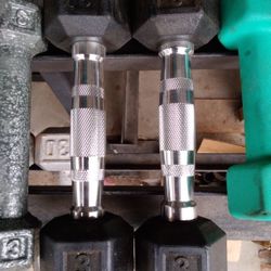 Pair Of 3 Lb Rubber Hex Dumbbells 6 Lb Total Weight Brand New Many Pairs Available