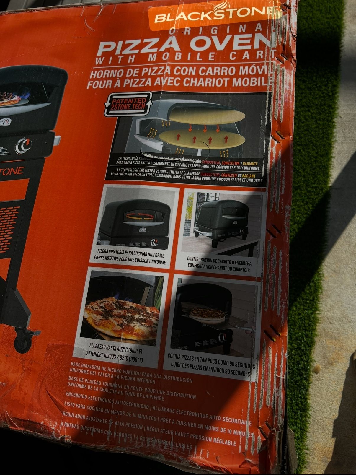 New Pizza Oven Blackstone Mobile Cart Homemade