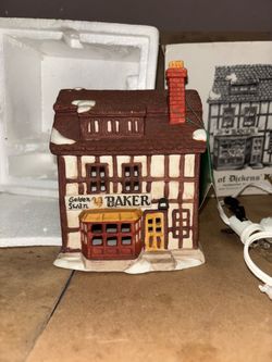 Dickens village shop “Swan baker house”