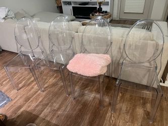 Acrylic chairs