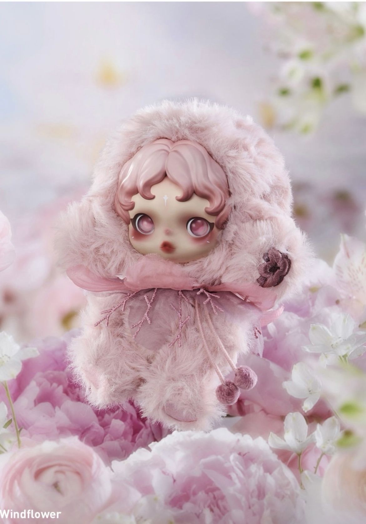 (ready to ship )SKULLPANDA L'impressionnisme Series Plush Doll Windflower
