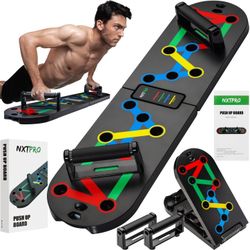 Foldable Push Up Board Home Gym Strength Training For Men & Women