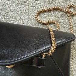 Vegan Leather Black Bag