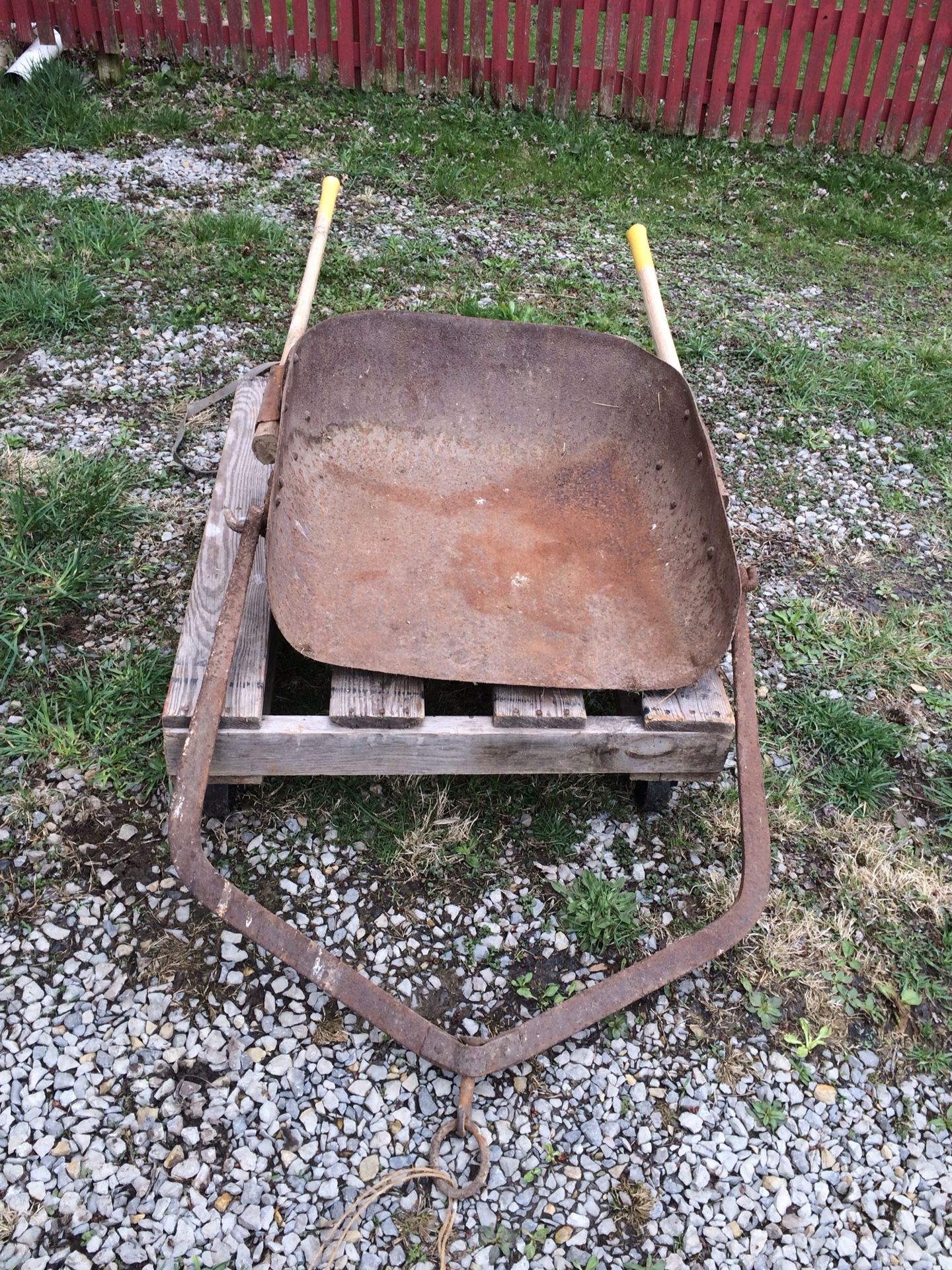 Horse Drawn Slip Scraper or yard art