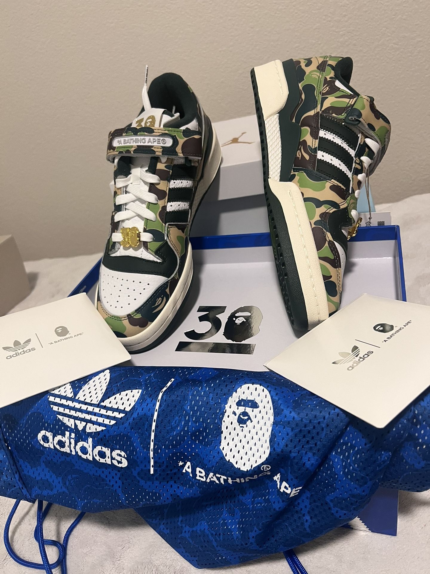 Adidas Forum Low 84 X A Bathing Ape 30 Anniversary