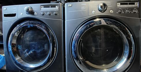 LG  washing machine and dryer units