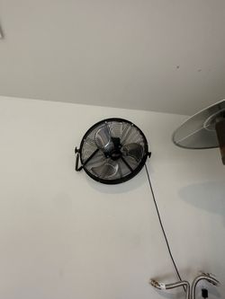 Industrial Wall-Mounted Metal Fan
