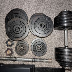 Adjustable Weight Set, 105lbs