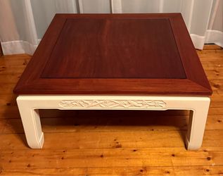 Large square coffee table