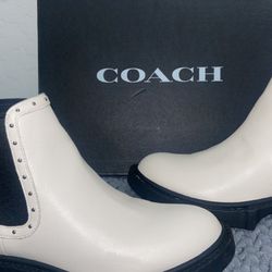 White Coach Boots 