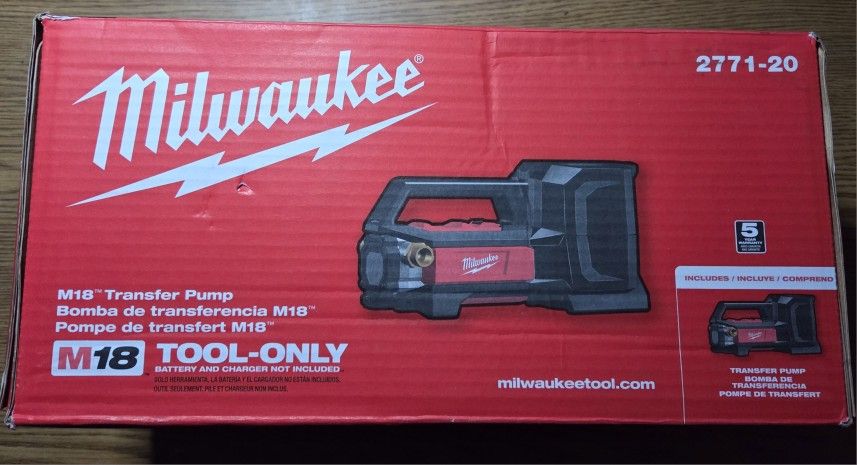 Milwaukee M18 Transfer Pump
