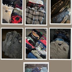 Size 10-12 Boy Clothing 101 Pieces 
