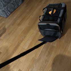 Rolling Pet Airplane Flight Carrier