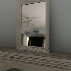 Filigree Vanity Mirror White Wall Mirror