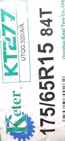 Keter kt277 175/65r15 brand new x3 tires 50.00 each