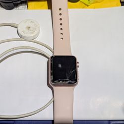 Apple Watch series 1 38mm - Cracked glass Fully Functional 