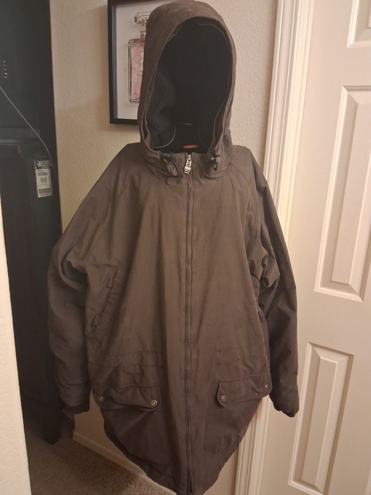 Timberland Weather Gear Parka Zip Up Men's Jacket Size XL