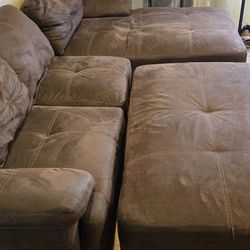 Lounge Sofa With Ottoman