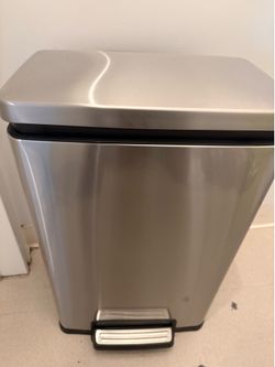 Stainless steel trash cans brand new