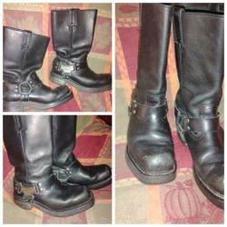 Men  Harley Davidson Boots Size 7 And Half