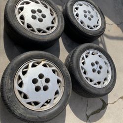 4 — 225/50r16 5x114.3 5x4.5 Stock Toyota Supra MK3 Sentra Civic Camry Accord Wheels Rims Good 90% Treads Tires!!!
