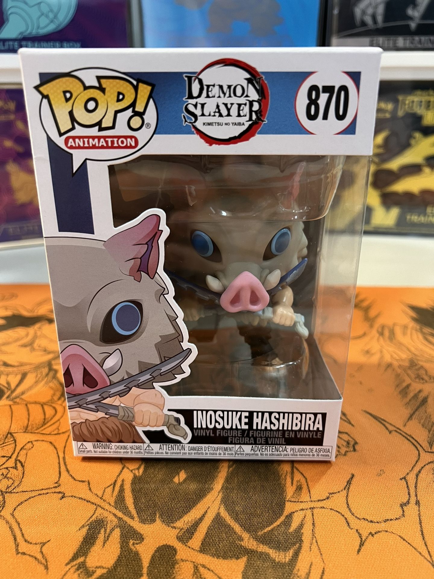 Demon Slayer Inosuke Hashibira Funko Pop #870 Mint Box!