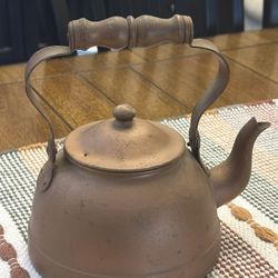 Vintage Copper Tea Kettle