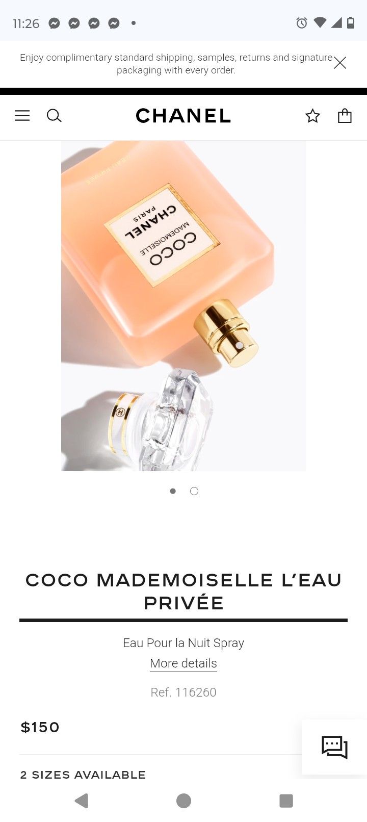 Coco Chanel Mademoiselle L'EAU PRIVÉE