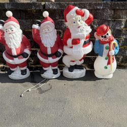 Assorted Holiday Blow Molds