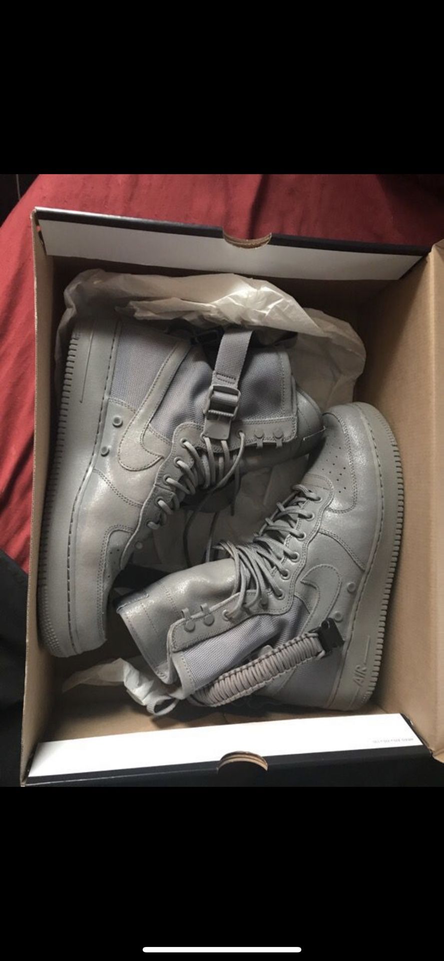 Wolf gray Nike asf. Brand new never work. Size 13. With receipt from original purchase