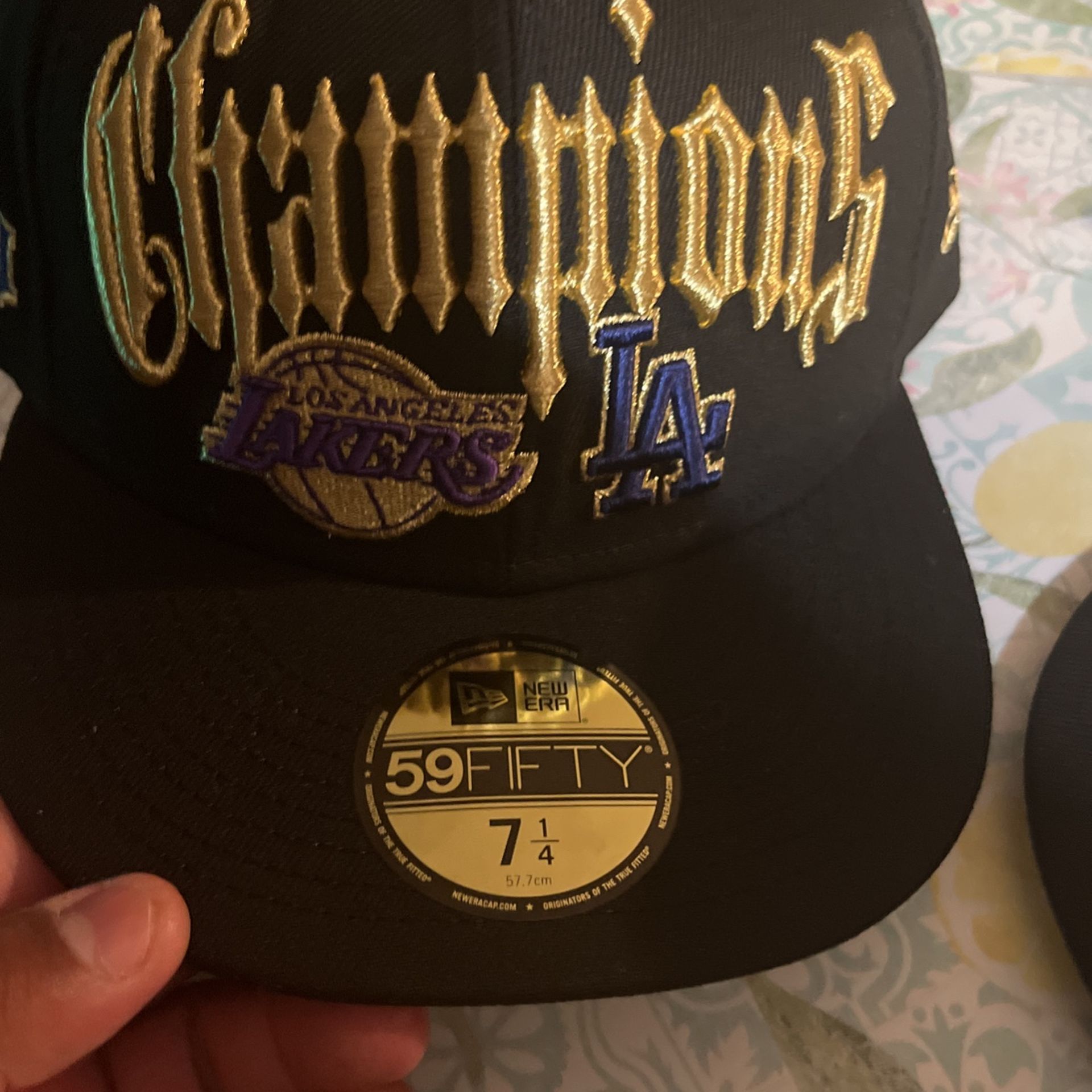 Lakers & Dodgers Championship hat