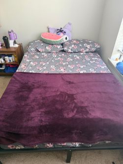 Queen Bed and mattress