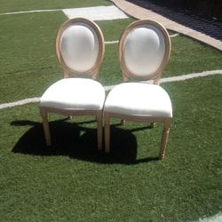 2 Wood Chairs New $50