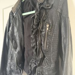 Free People jacket/detachable Hood-Size 6