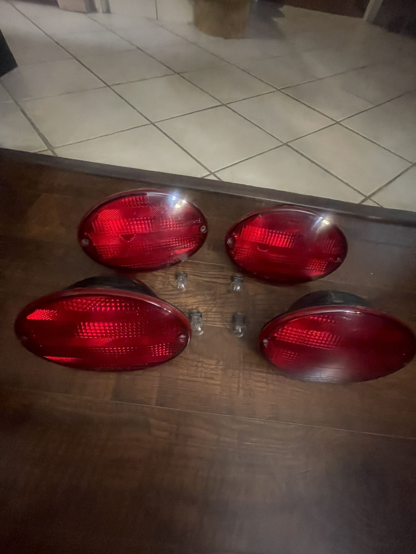 Corvette C5 LED Tail Lights Brake Signa Lamp W Bulbs For 97-04