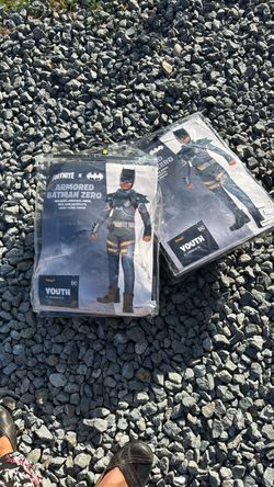 2 youth large Batman jumpsuit