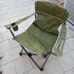ULINE Camper Chair - Forest Green 400 Lb Capacity