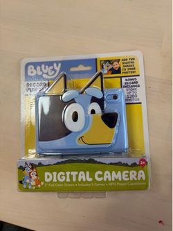 Brand New Bluey Digital Camera Records Videos