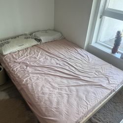 full size Bed frame and mattress