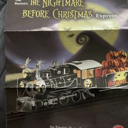 Disney Nightmare Before Christmas Express Electric Train Set 