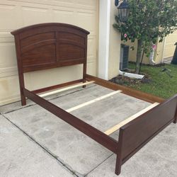 Solid Wood Full Size Bed Frame