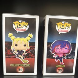 Mahito and Momo JJK funko pops
