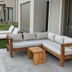 L SHAPE OUTDOOR SECTIONAL 