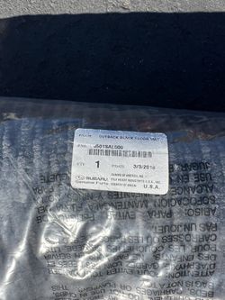 Subaru Outback 2016 Floor mats