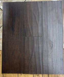 8mm laminate with distressed look.