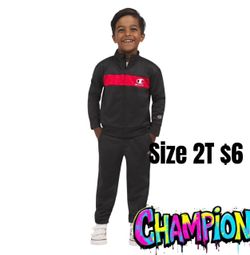 Champion Kids Tracksuit Set Size 2T great condition 💖💖042426 M19